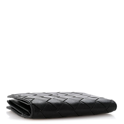 Bottega Veneta Nappa Intrecciato Medium Bi-Fold Zip Wallet Black 4 of 10