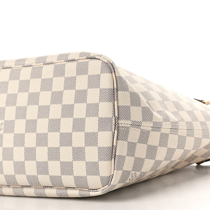 Louis Vuitton Damier Azur Braided Neverfull MM Pink 8 of 8