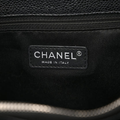 Chanel Caviar Quilted Grand Shopping Tote GST Black 6 of 13