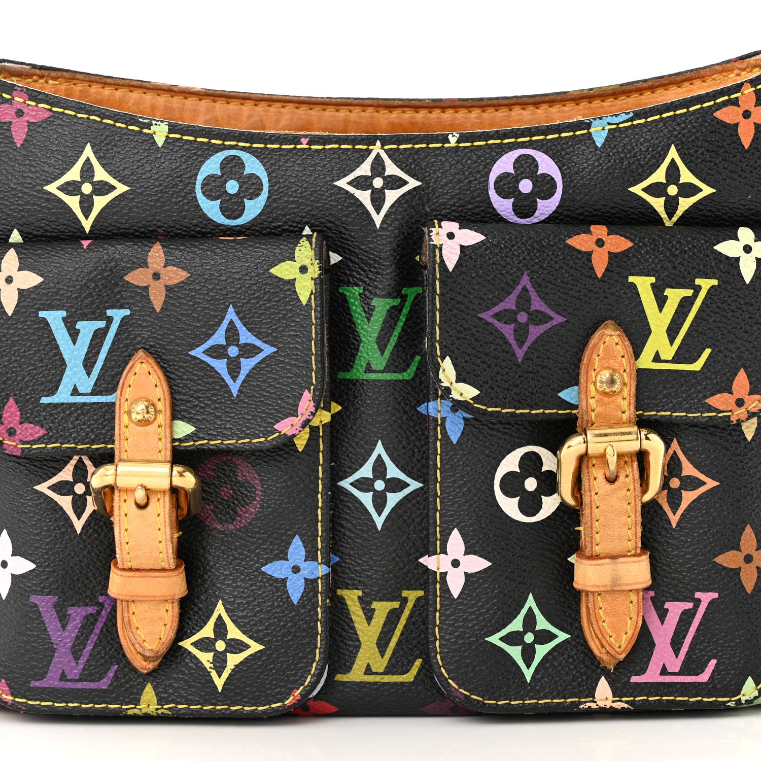 Louis Vuitton Monogram Multicolor Lodge PM Black 7 of 9