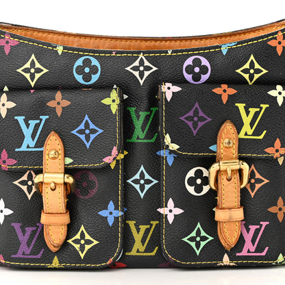 Louis Vuitton Monogram Multicolor Lodge PM Black 7 of 9