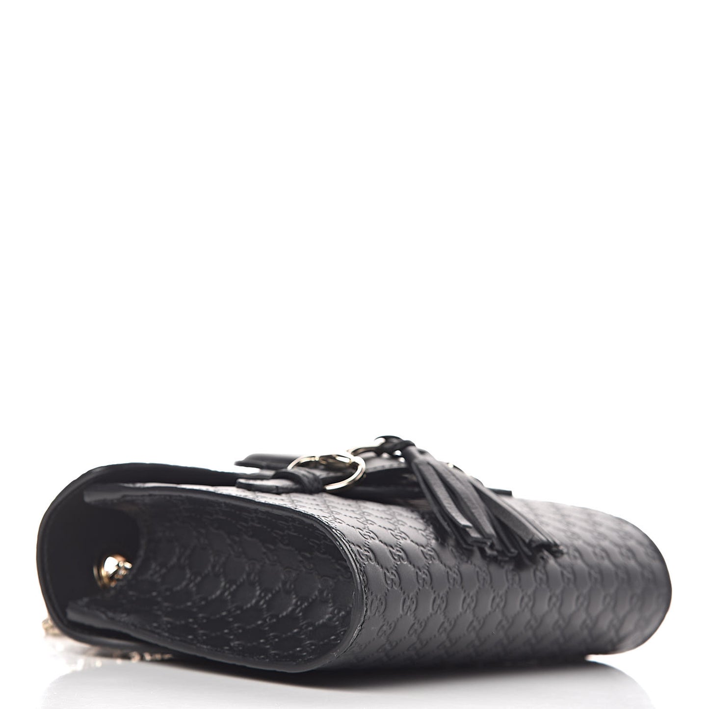 Microguccissima Mini Emily Shoulder Bag Black