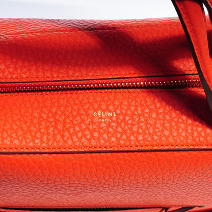 Celine Bullhide Calfskin Small Ring Handbag Burnt Orange 5 of 9