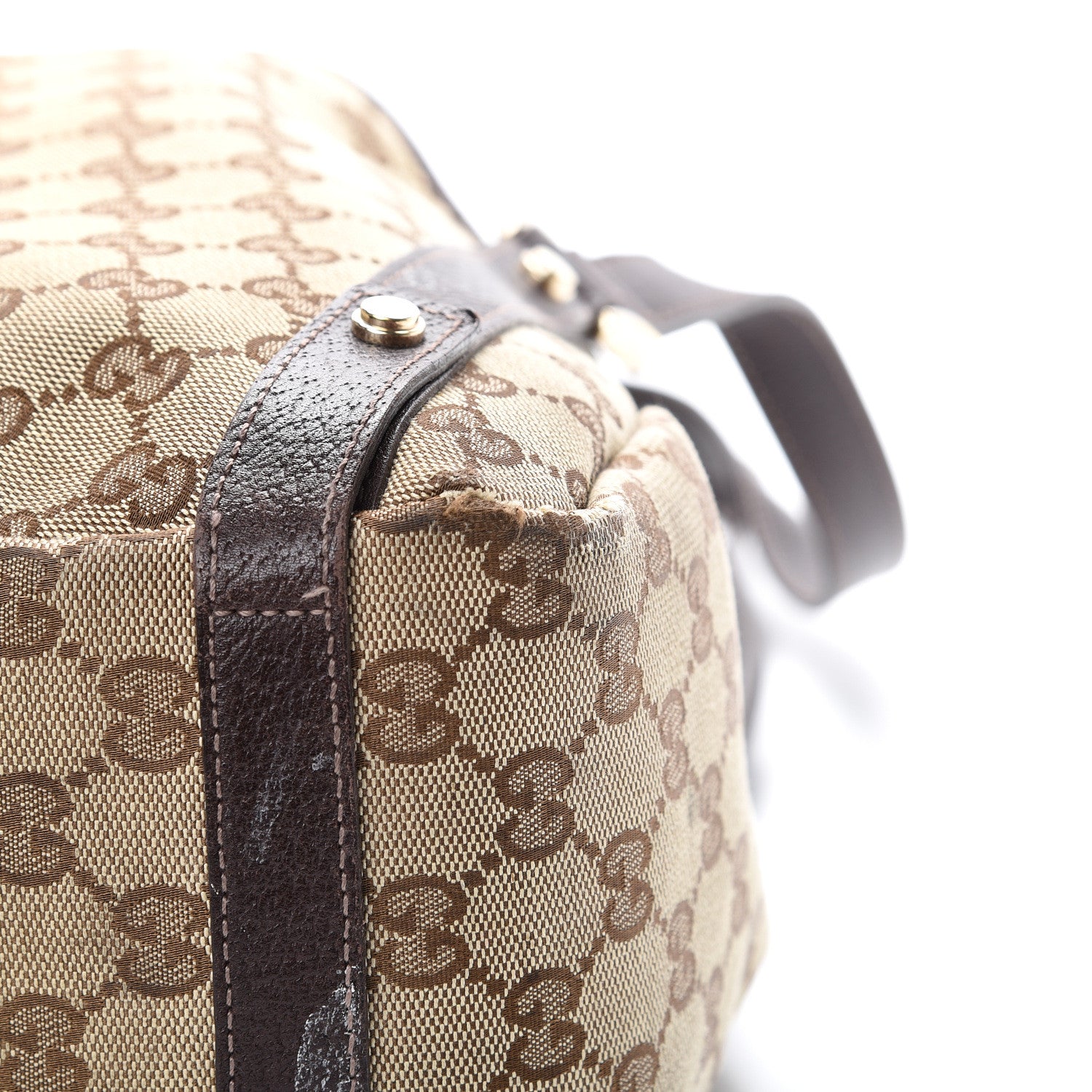 Gucci Monogram Medium Abbey Shoulder Bag Dark Brown 10 of 19