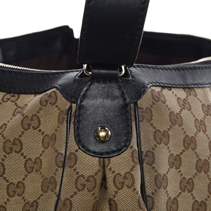 Gucci Monogram Medium Sukey Hobo Black 11 of 13