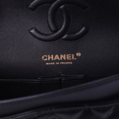 Chanel Lambskin Quilted Small Double Flap Black 5 of 8