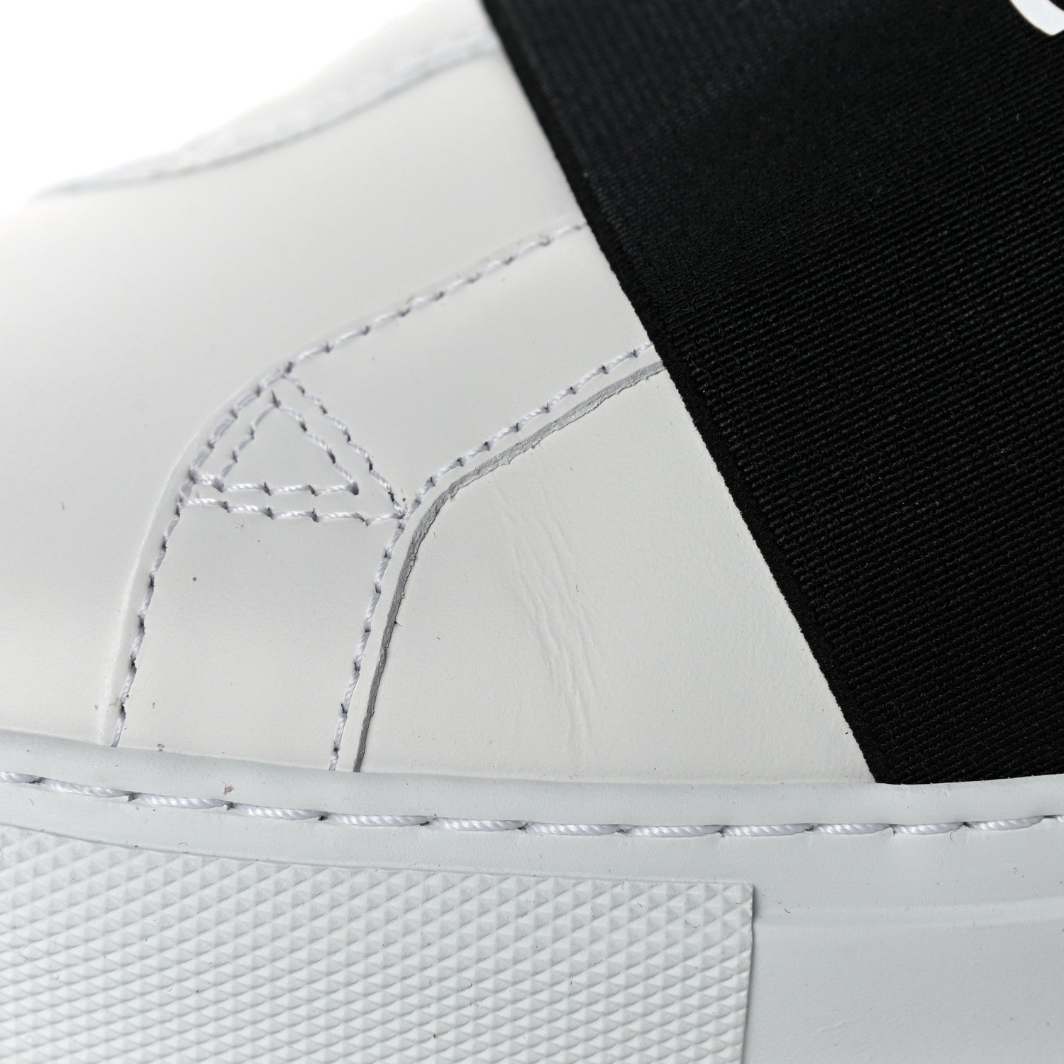 Givenchy Calfskin Band Logo Womens Urban Street Sneakers 40 White Black 9 of 9