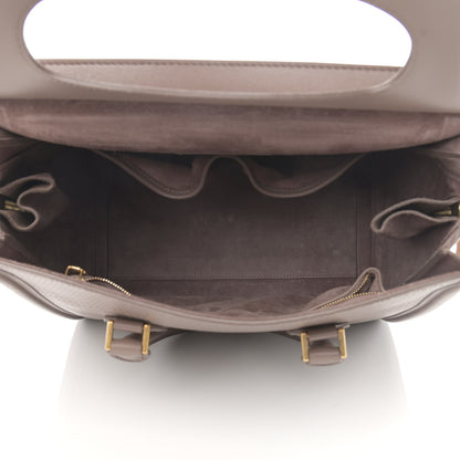 Alexander McQueen Calfskin Embossed Suede Large Heroine Tan 5 of 13