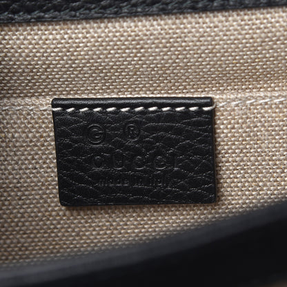 Gucci Dollar Calfskin Small Interlocking G Shoulder Bag Black 8 of 10