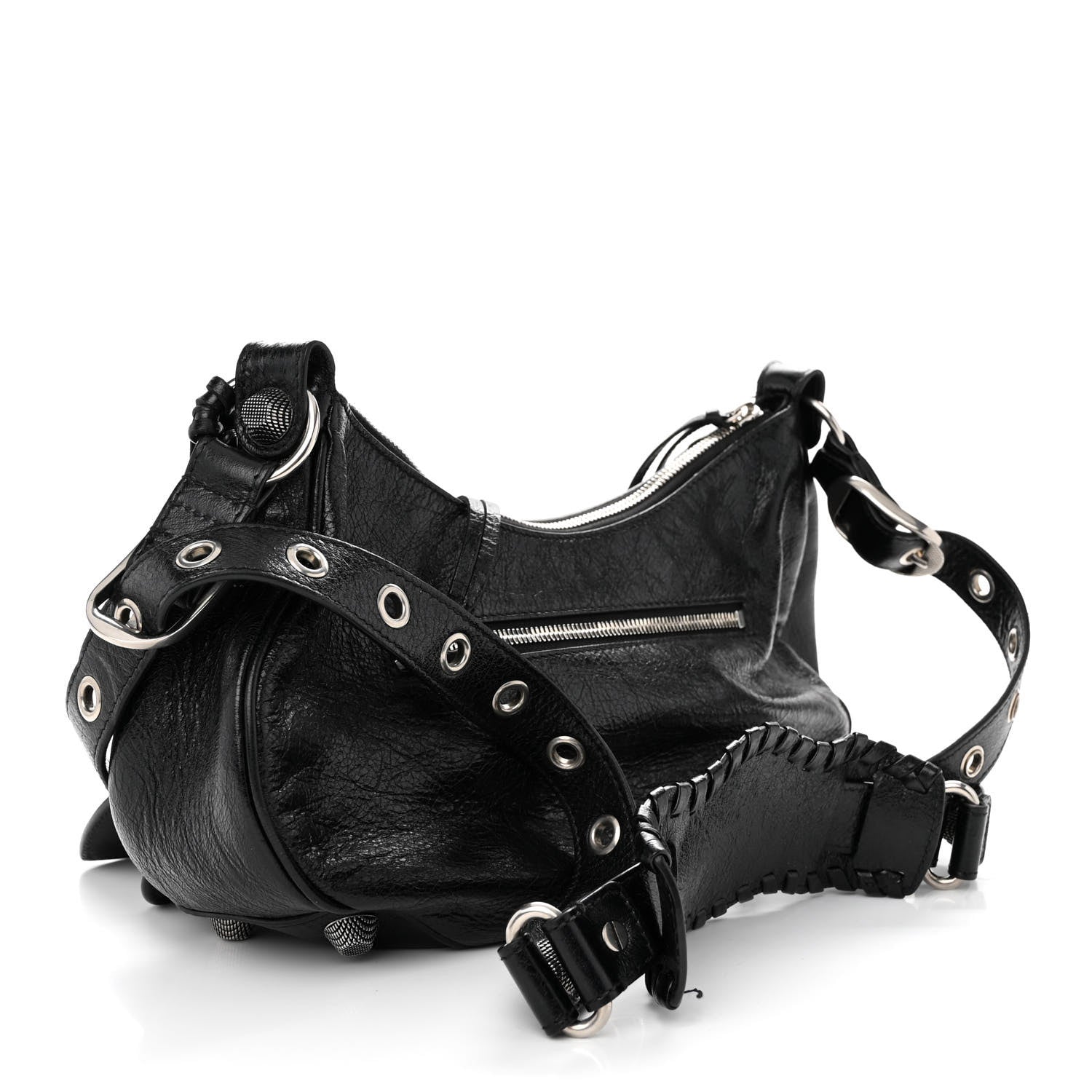 Balenciaga Agneau Arena Small Le Cagole Shoulder Bag Black 3 of 11