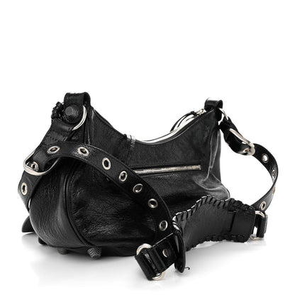 Balenciaga Agneau Arena Small Le Cagole Shoulder Bag Black 3 of 11