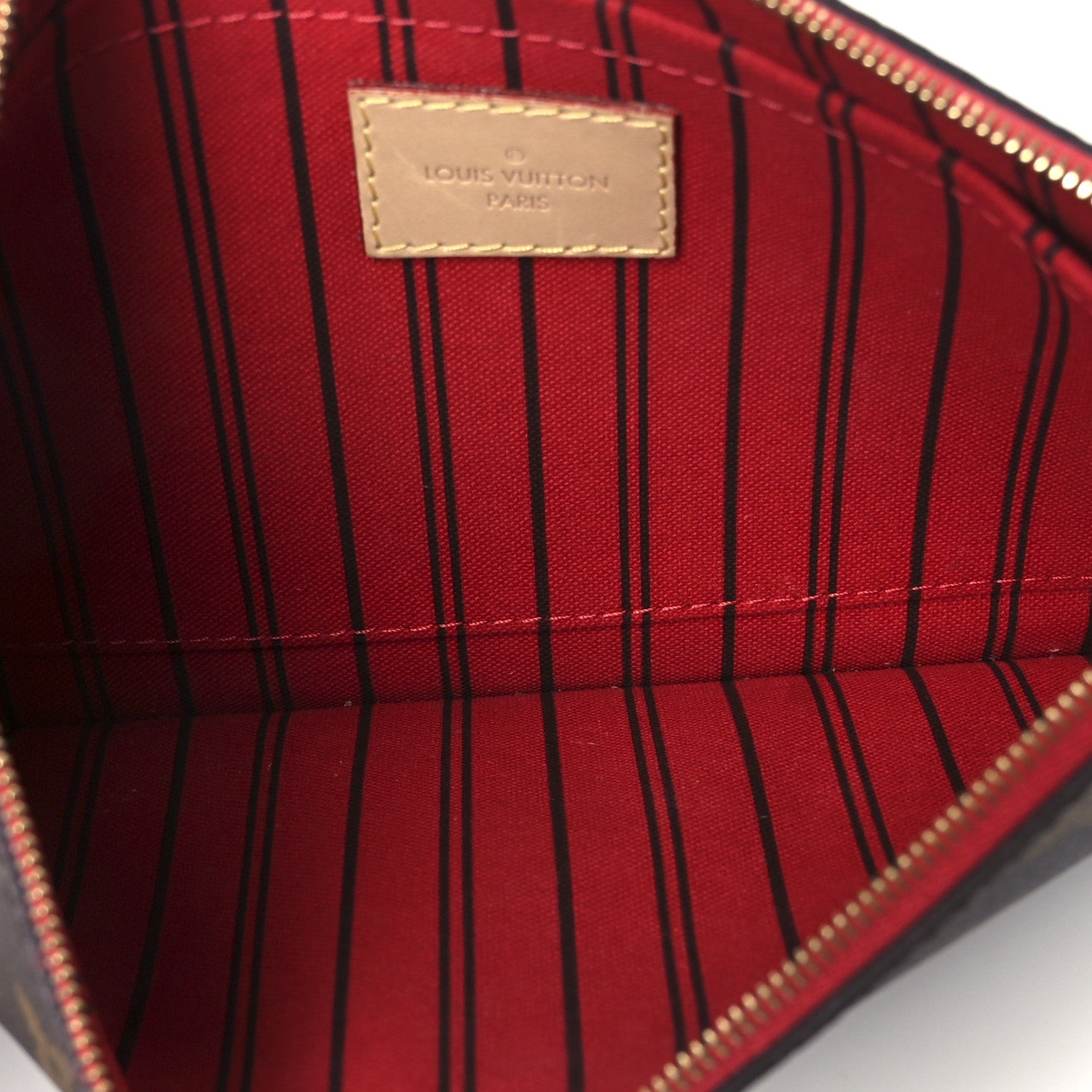 Louis Vuitton Monogram Neverfull MM GM Pochette Cherry 5 of 8