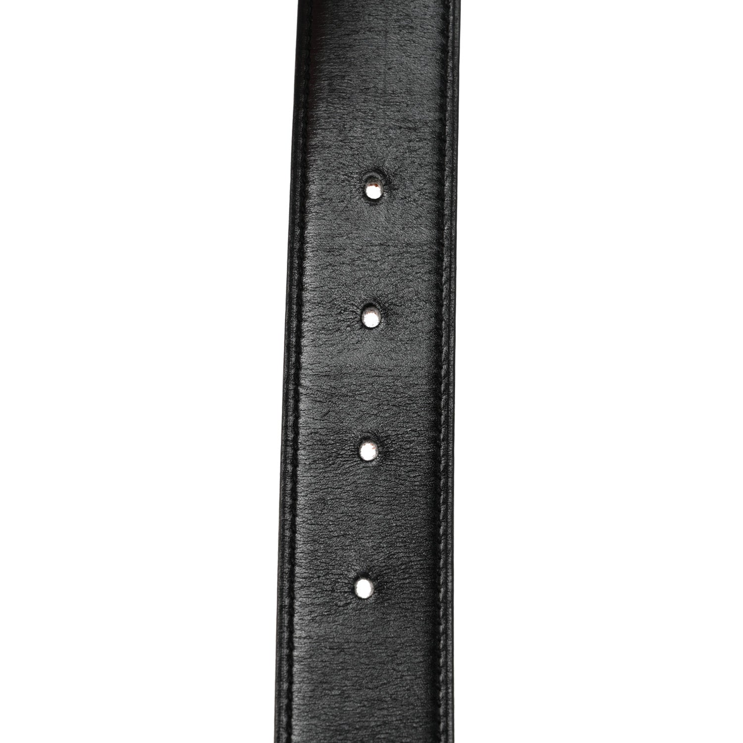 Hermes Box Togo 32mm Martelee Constance Belt 85 Black Orange 5 of 8