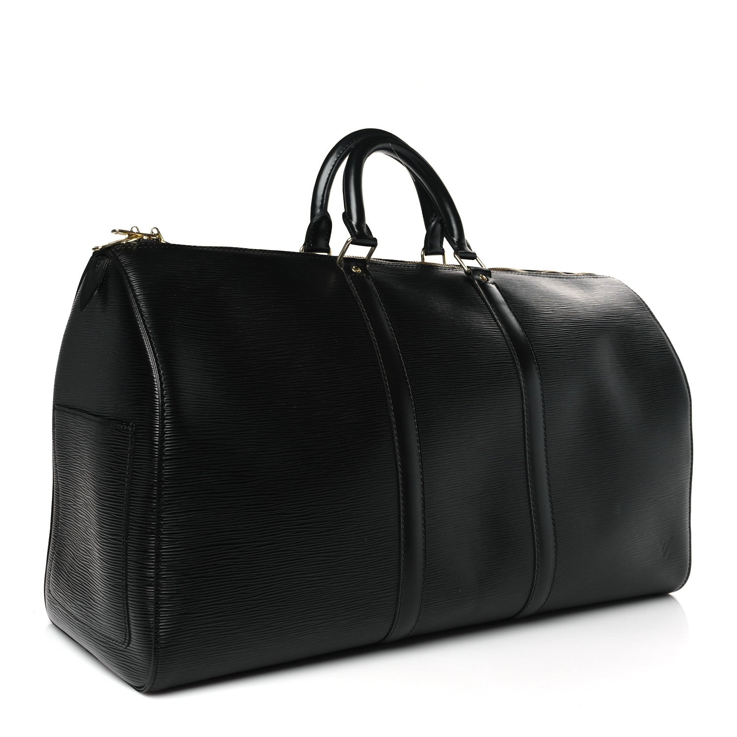 Louis Vuitton Epi Keepall 50 Black 2 of 11