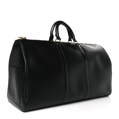 Louis Vuitton Epi Keepall 50 Black 2 of 11