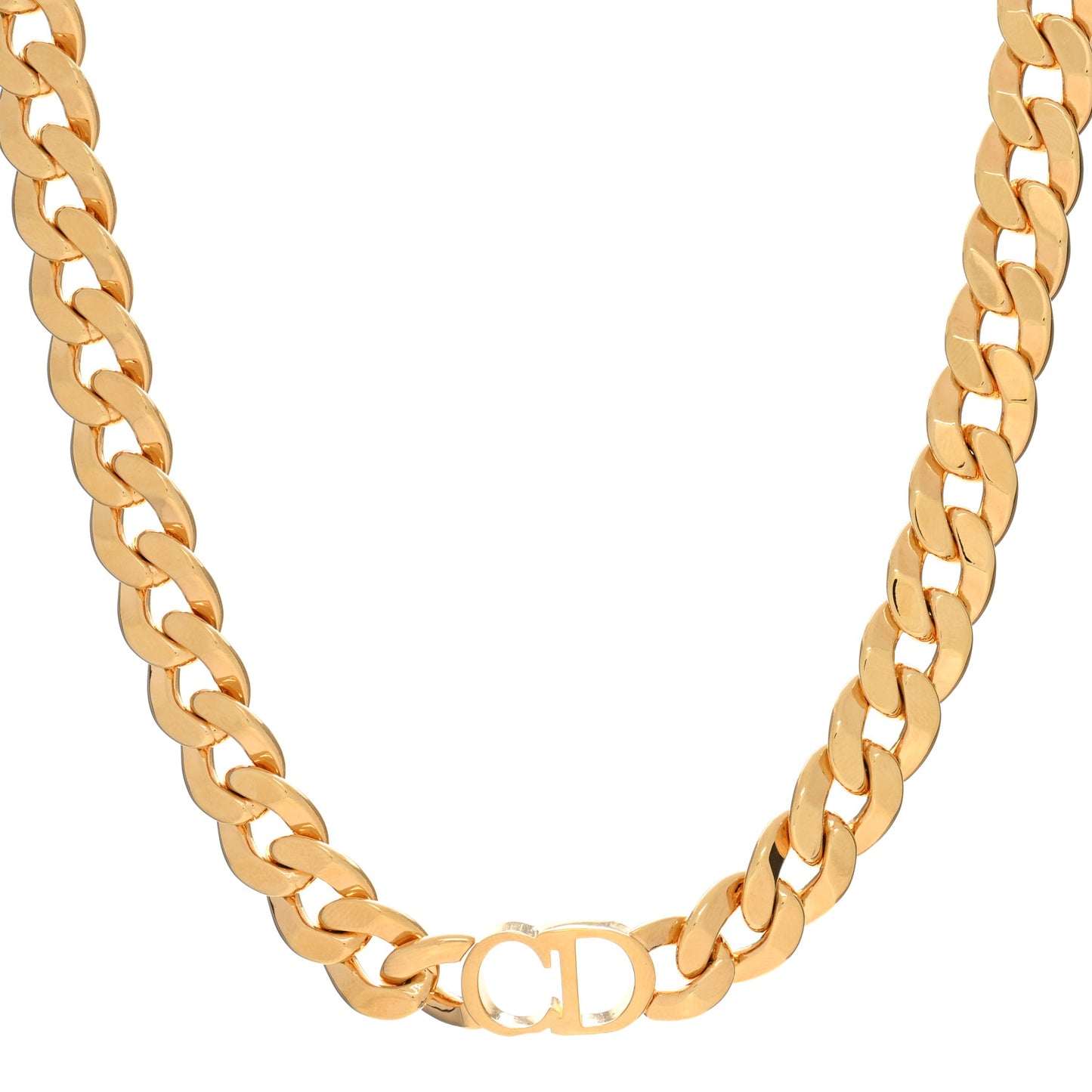 Metal Danseuse Etoile Chain Choker Necklace Gold