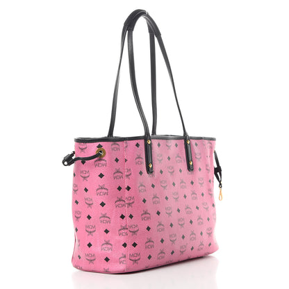 MCM Visetos Medium Liz Reversible Shopper Tote Pink 5 of 23