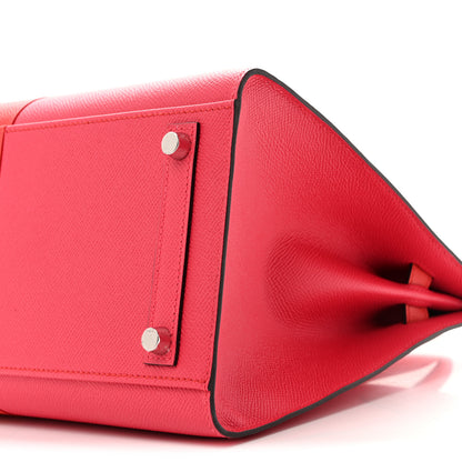 Hermes Epsom Casaque Birkin Sellier 30 Rouge Coeur Rose Extreme Bleu Zanzibar 10 of 11