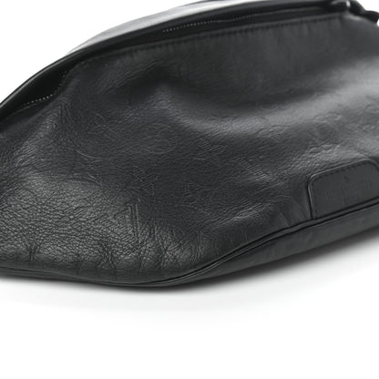 Louis Vuitton Calfskin Monogram Shadow Discovery Bumbag Black 8 of 9