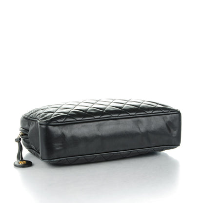 Chanel Lambskin Quilted Shoulder Bag Black 4 of 9