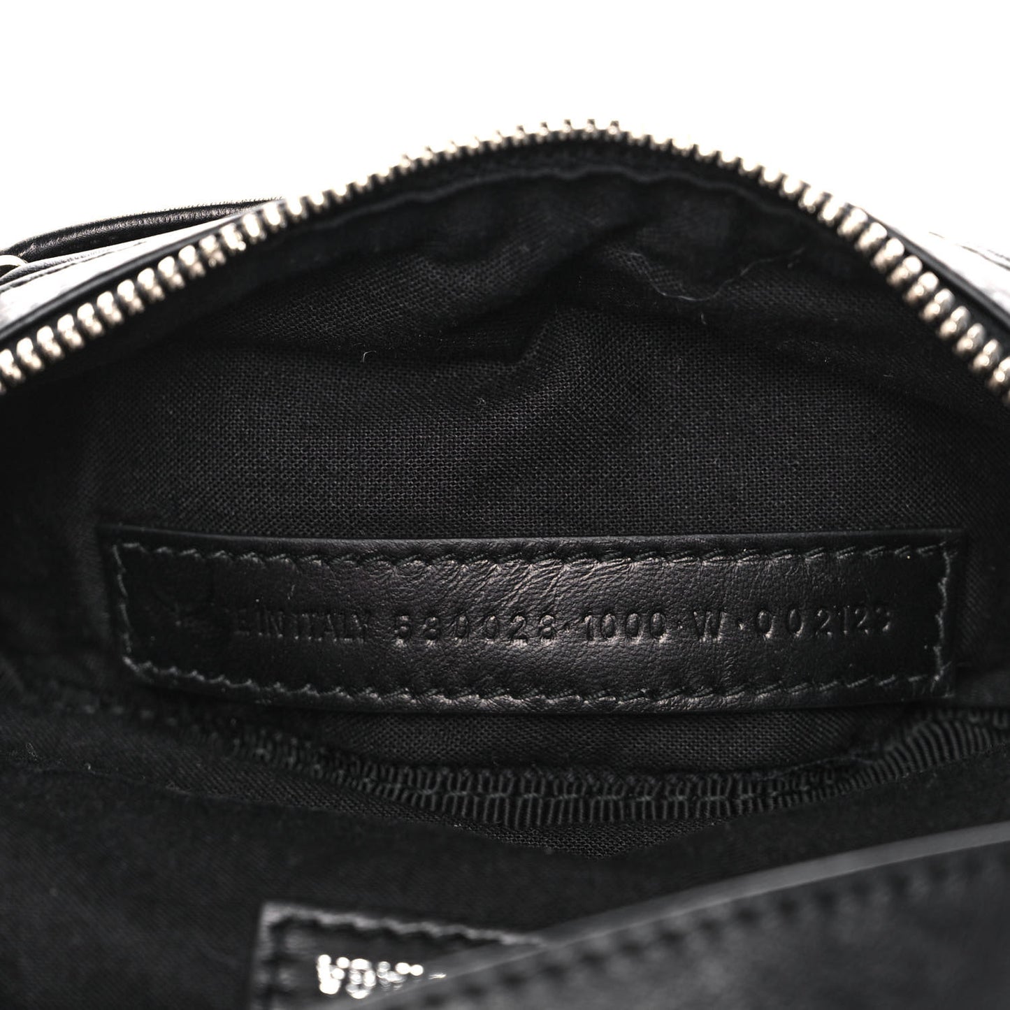 Nappa Calfskin Soft Belt Bag Black