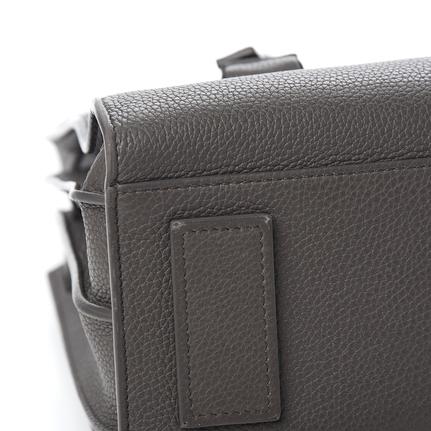 Saint Laurent Grained Calfskin Baby Sac De Jour Souple Coal 7 of 10