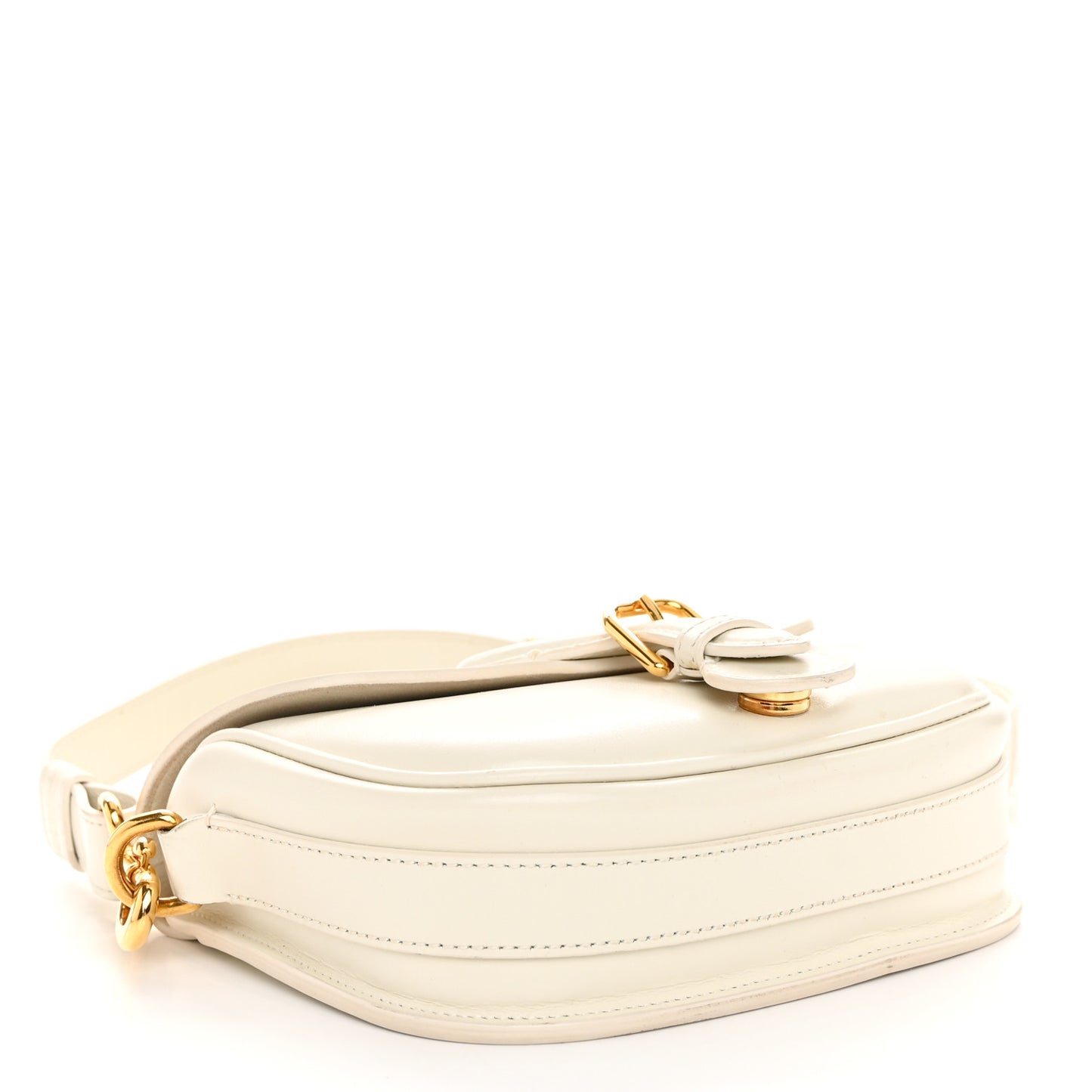 Box Calfskin Small Bobby Bag White