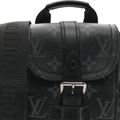 Louis Vuitton Monogram Eclipse Nano Christopher Backpack Black 7 of 9