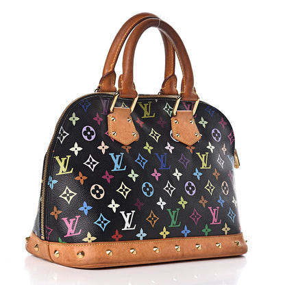 Louis Vuitton Monogram Multicolor Alma Black 3 of 24