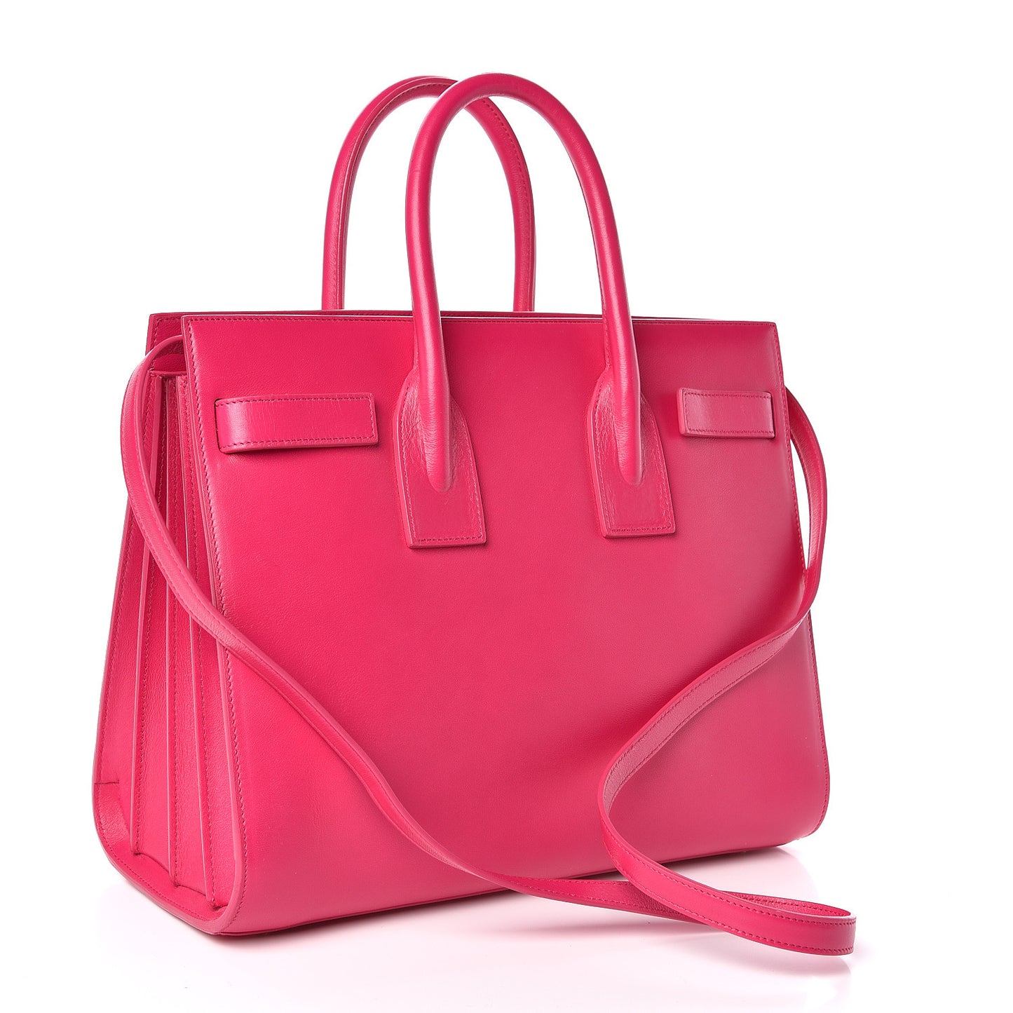Calfskin Small Sac De Jour Lipstick Fuchsia