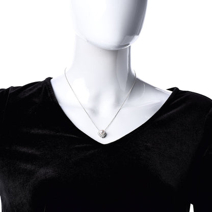 Tiffany Platinum Pearl Diamond Victoria Pendant Necklace 2 of 7