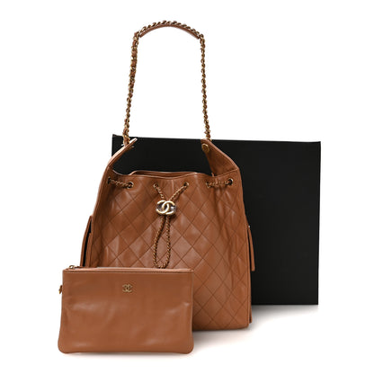 Chanel Caviar Quilted Medium Chanel 25 Handbag Brown 12 of 12