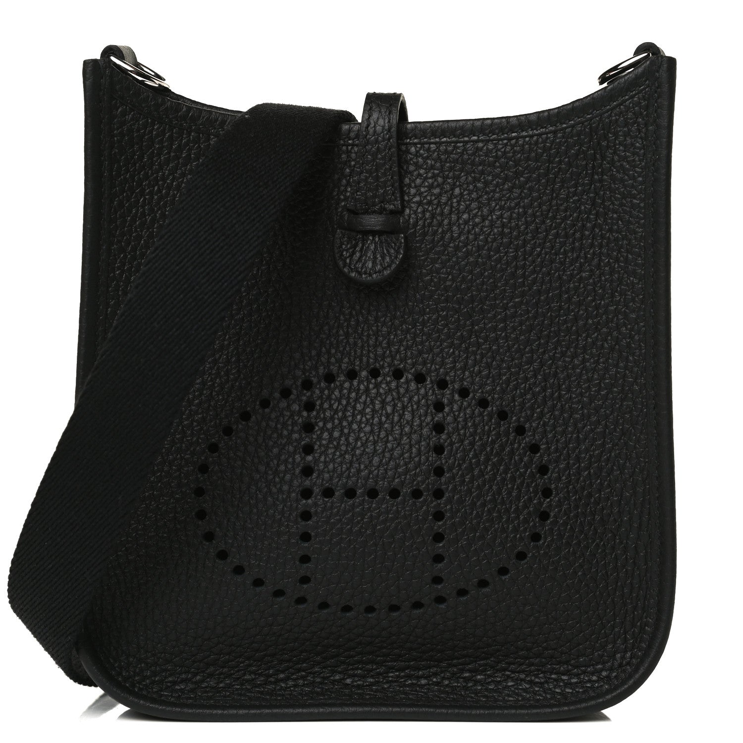 Hermes Taurillon Clemence Evelyne TPM Black 7 of 12