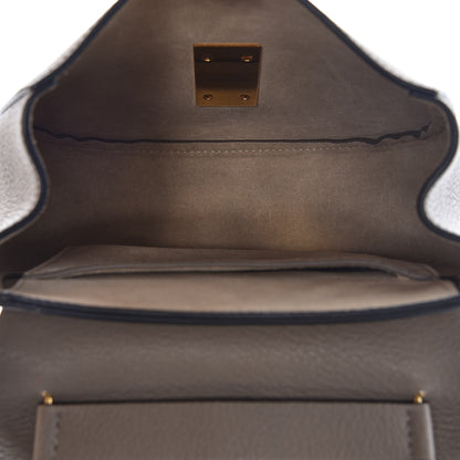 Chloe Grained Lambskin Mini Drew Shoulder Bag Motty Grey 5 of 7