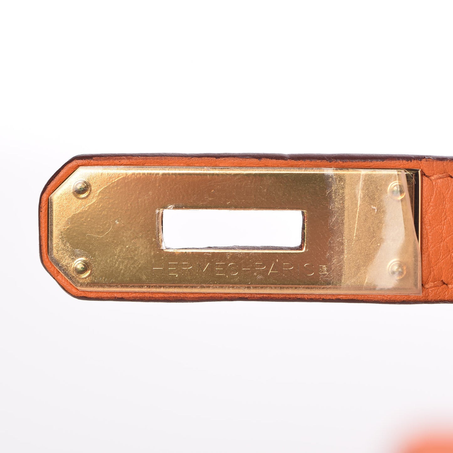 Taurillon Clemence Birkin 35 Orange