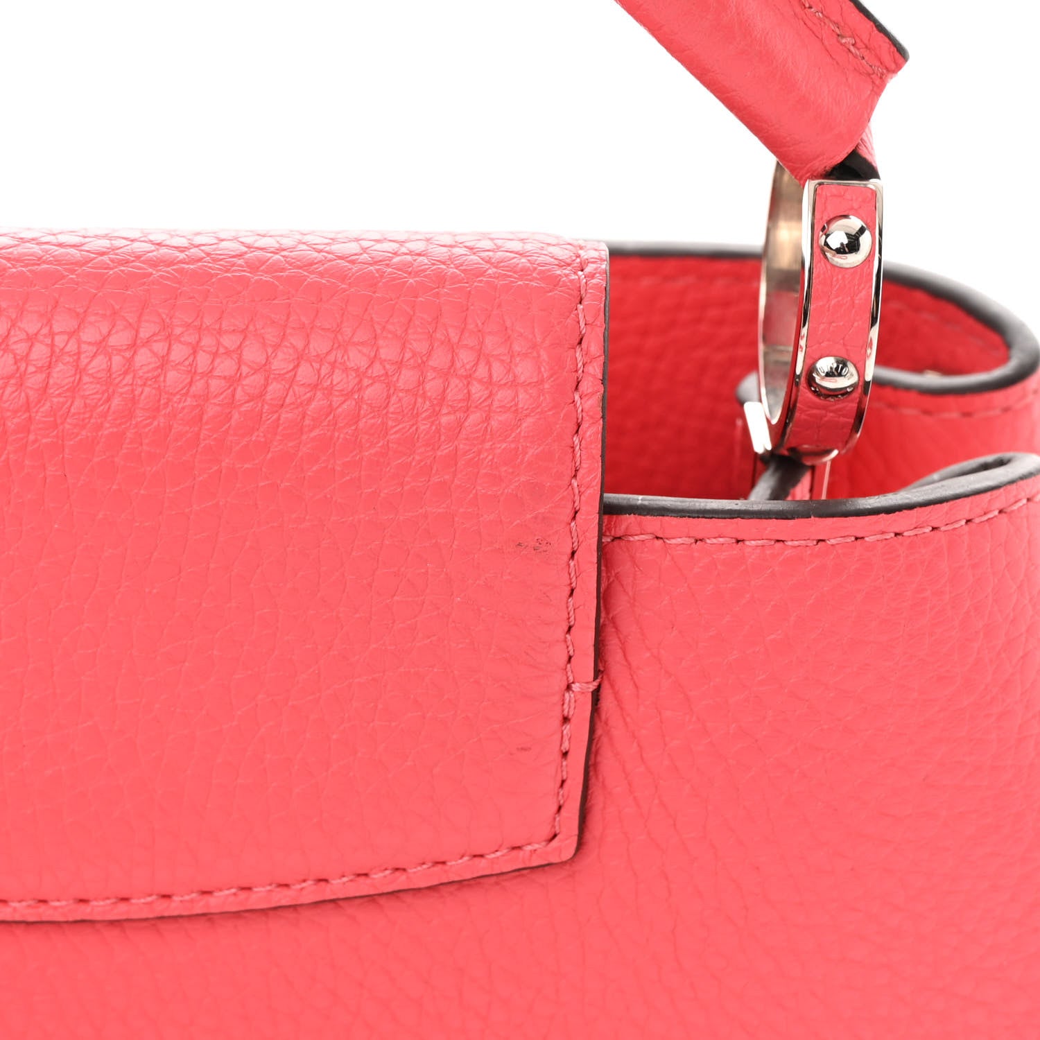 Louis Vuitton Taurillon Capucines BB Rose Litchi 17 of 17