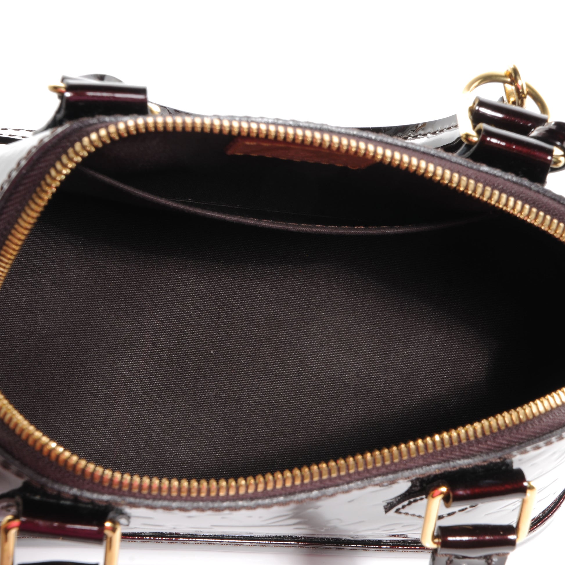 Louis Vuitton Vernis Alma BB Amarante 5 of 8