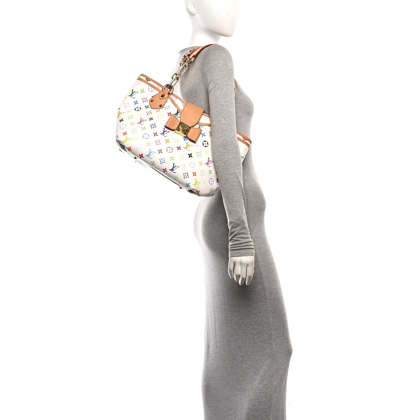 Monogram Multicolor Annie GM White