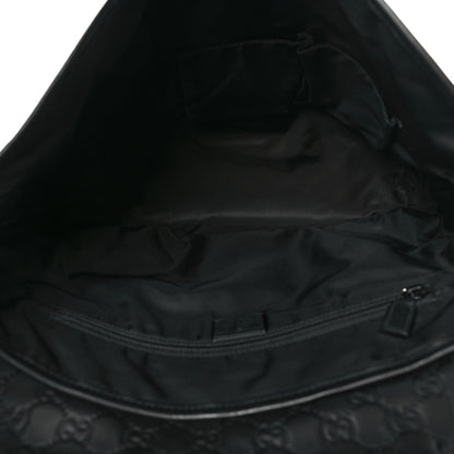 Gucci Rubber Guccissima Medium Messenger Bag Black 5 of 9
