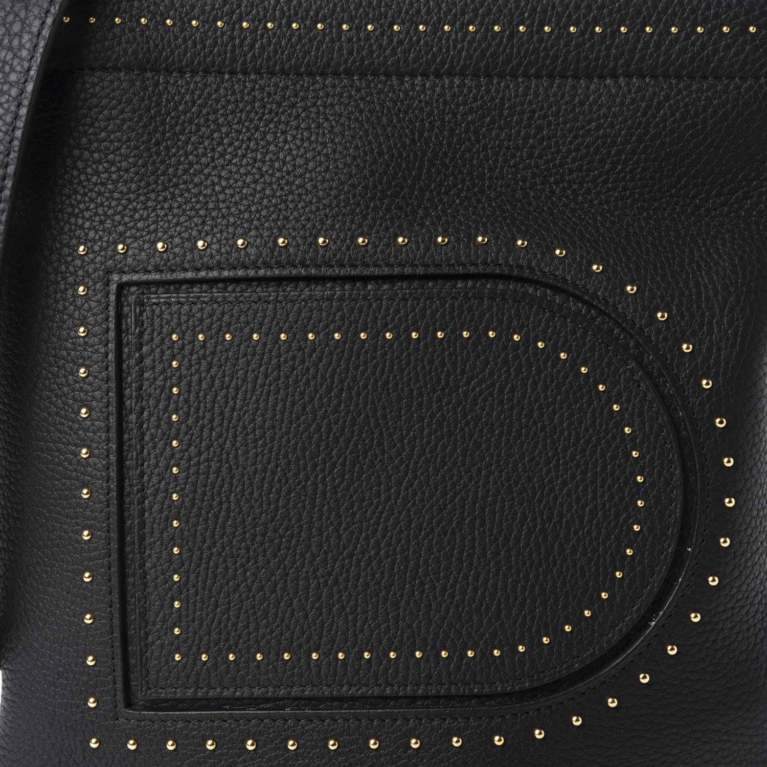 Delvaux Taurillon Pin Daily Studded Bucket Black 9 of 9