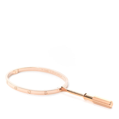 Cartier 18K Pink Gold Small LOVE Bracelet 16 4 of 7