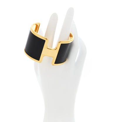 Hermes Box Olympe Cuff Bracelet Black 2 of 4