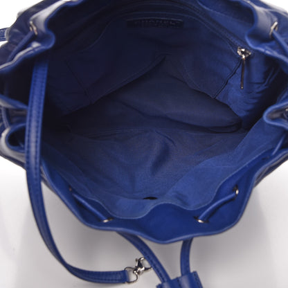 Chanel Lambskin Quilted Large Urban Spirit Backpack Blue 5 of 7