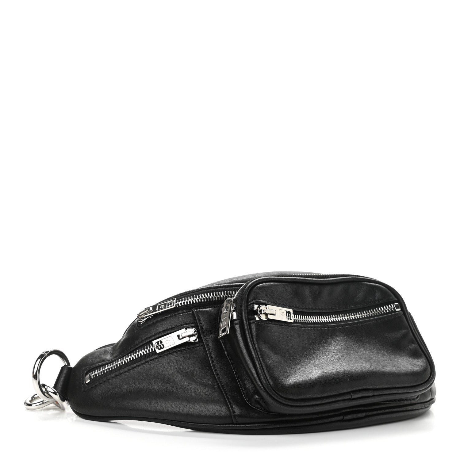 Alexander Wang Lambskin Attica Belt Bag Black 3 of 9