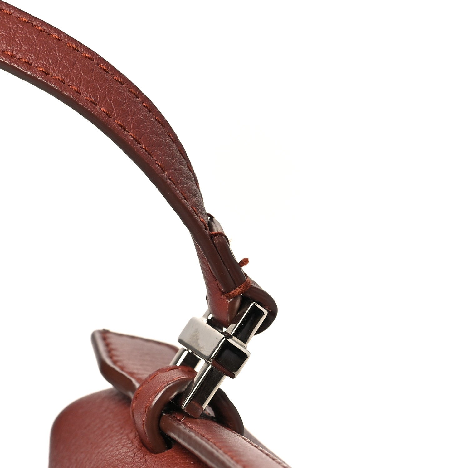 Loro Piana Grained Calfskin L19 Extra Pocket Pouch Kummel 1704707