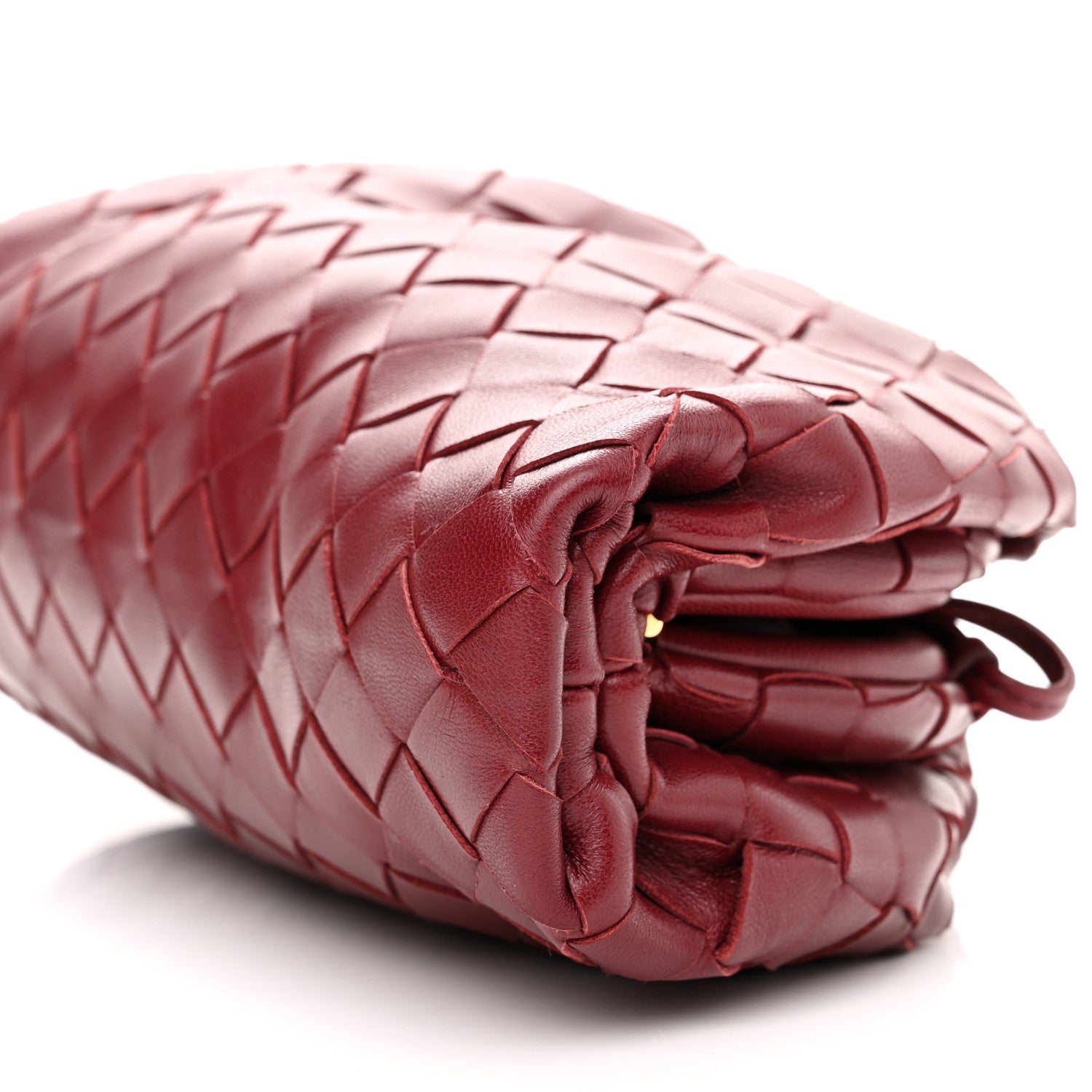 Bottega Veneta Nappa Intrecciato The Mini Pouch Bordeaux 11 of 11