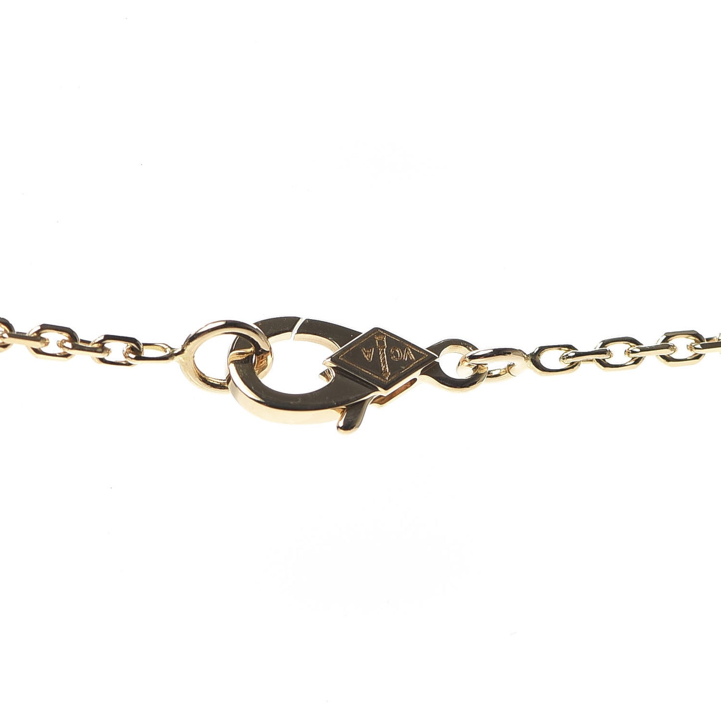 18K Yellow Gold Diamond Small Frivole Pendant Necklace