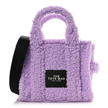 Marc Jacobs Polyester Cotton Small The Teddy Traveler Tote Bag Lilac 1 of 17