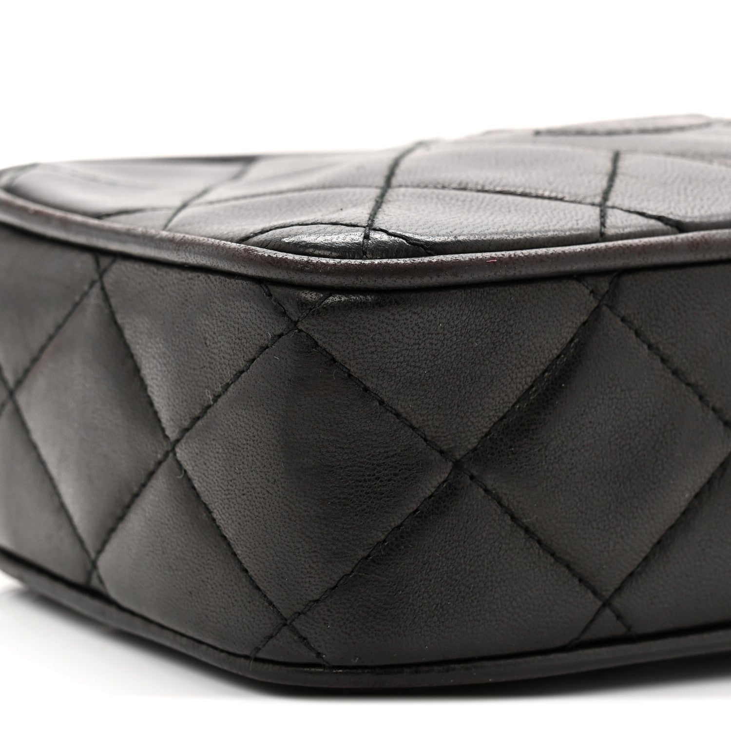 Chanel Lambskin Quilted Tassel Camera Case Black 10 of 11