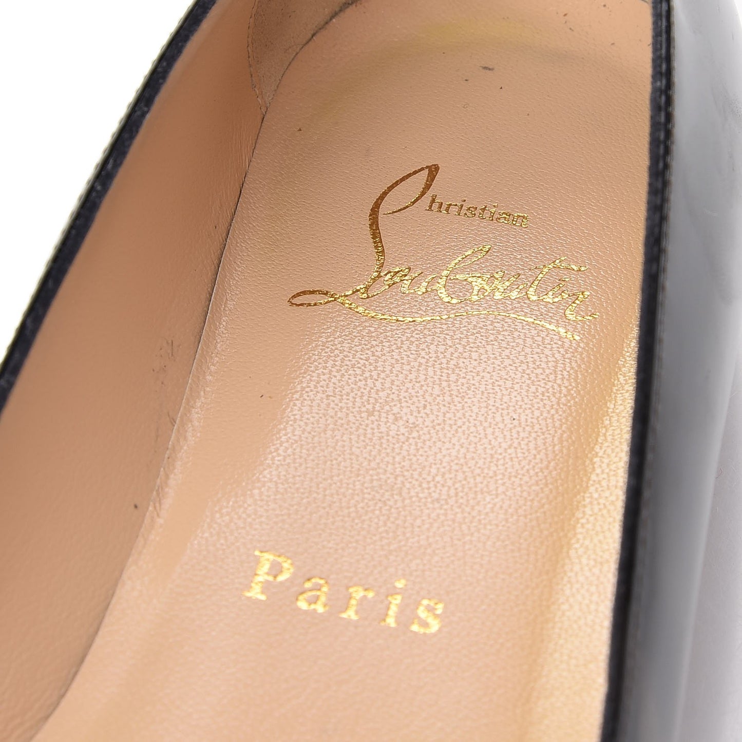 Patent Degrade Leopard Pigalle Follies Flats 35.5 Leopard Black